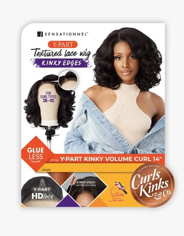 Sensationnel KINKY EDGES Y-PART KINKY VOLUME CURL 14″