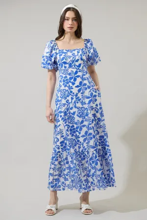 shia floral midi dress
