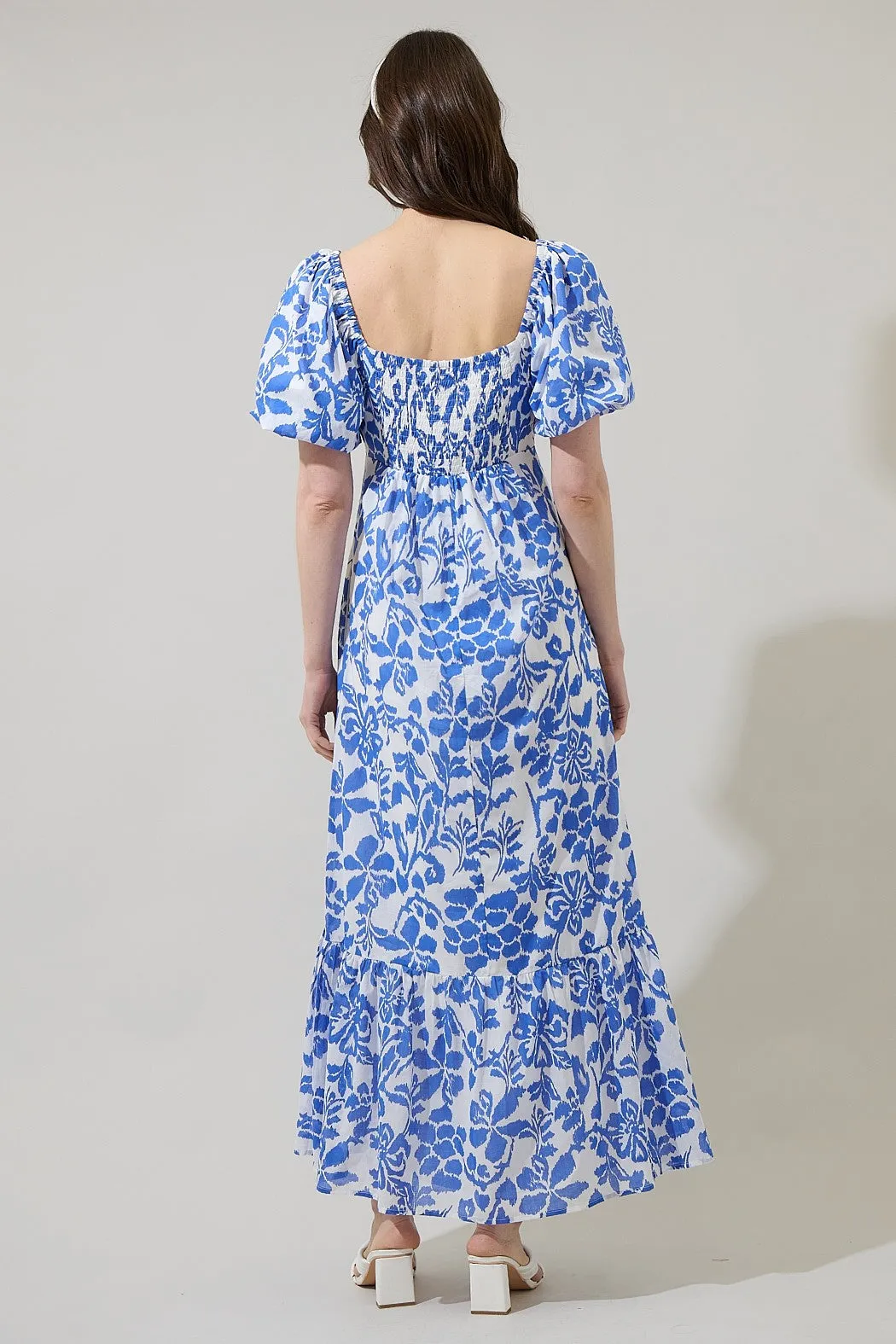 shia floral midi dress