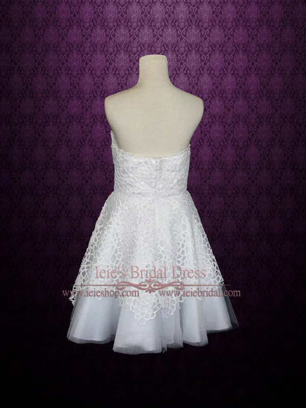 Short Lace Wedding Dress | Nancy
