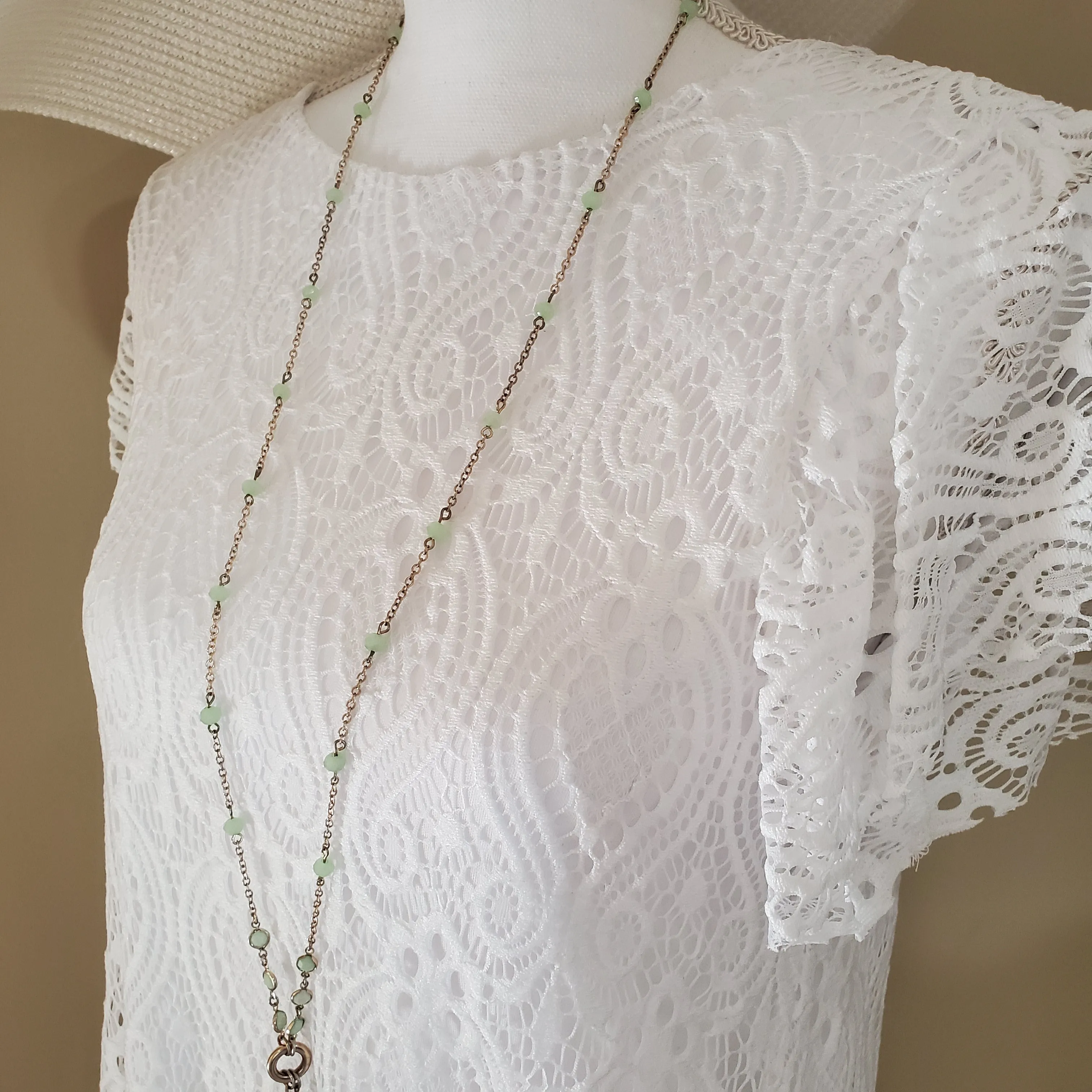 Short Sleeve Lace Dress