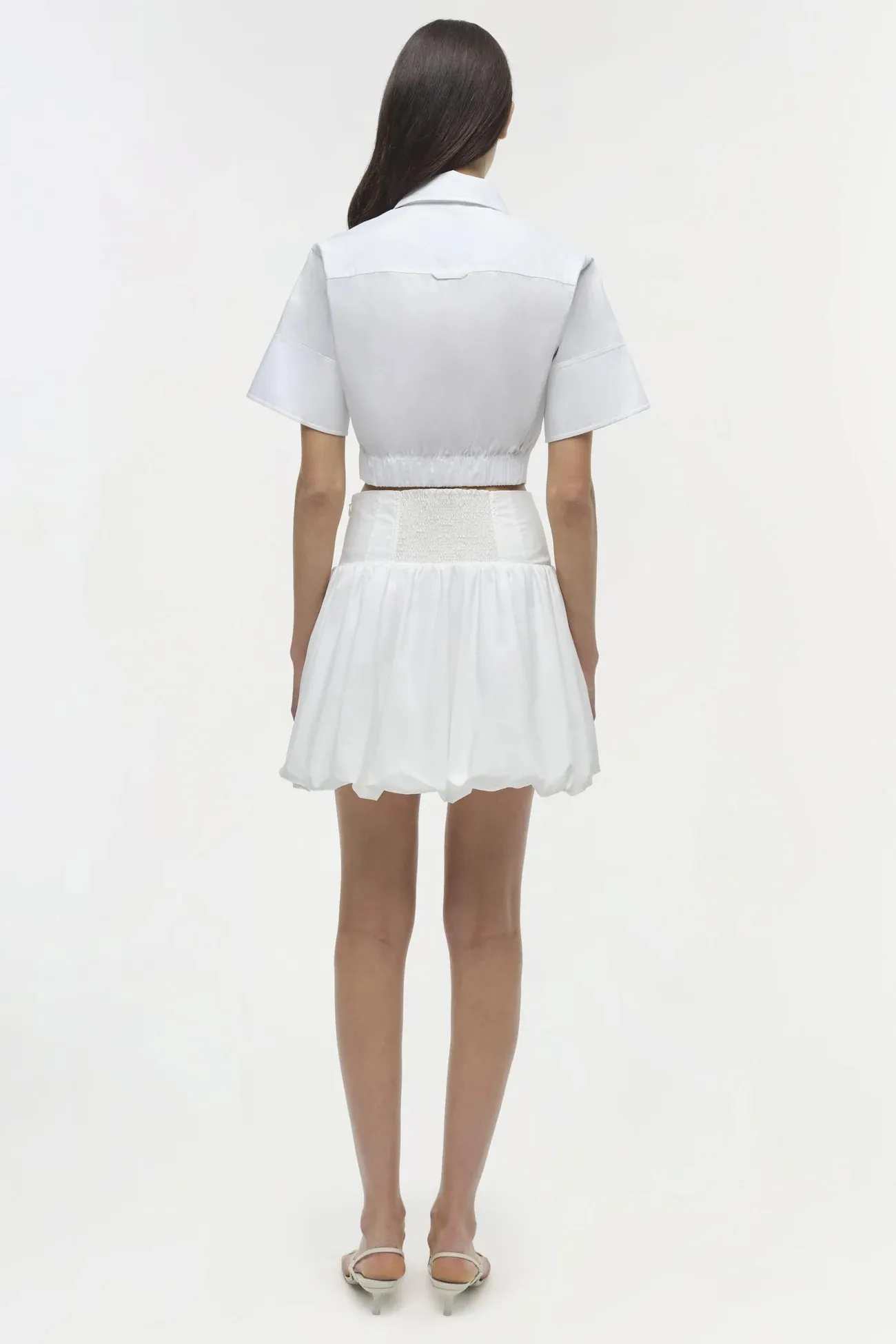 SIMKHAI Pippa Bubble Mini Skirt