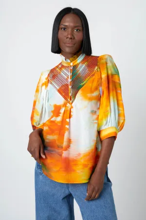 Smocked Shirt