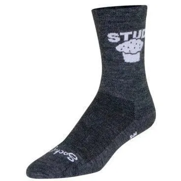 SockGuy Stud Muffin Turbo Wool Crew Socks