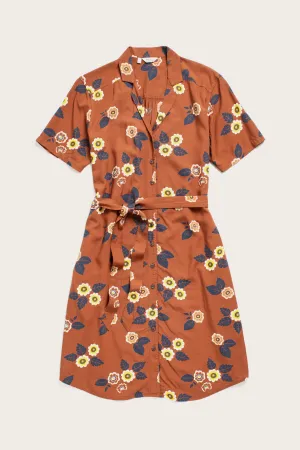 Sofia Shirt Dress / Rose Floral