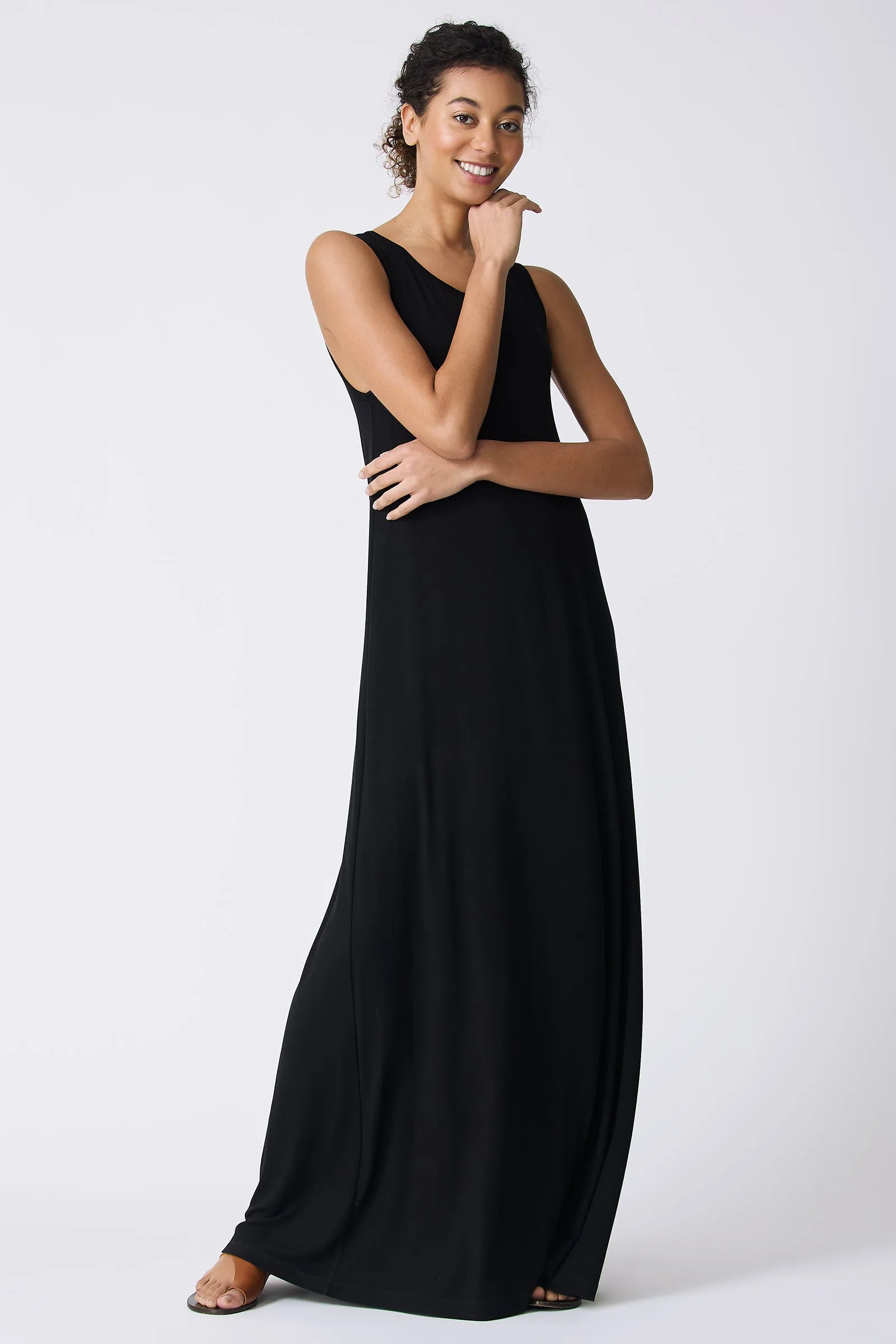 Sophia Maxi Dress - Black