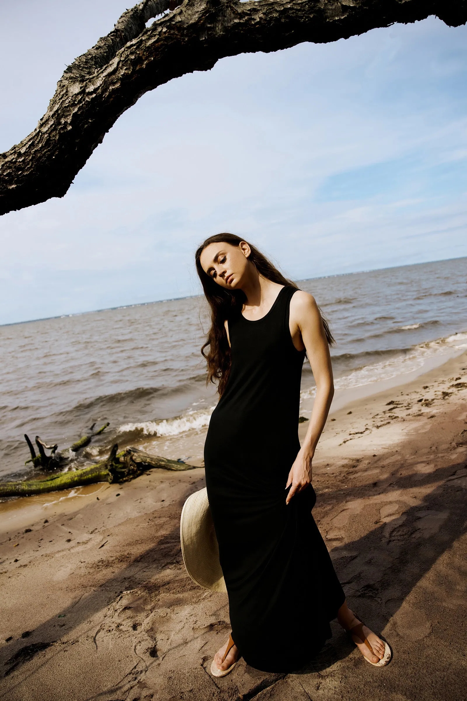 Sophia Maxi Dress - Black