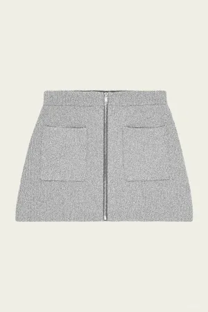 Sparkle Mini Skirt in Silver