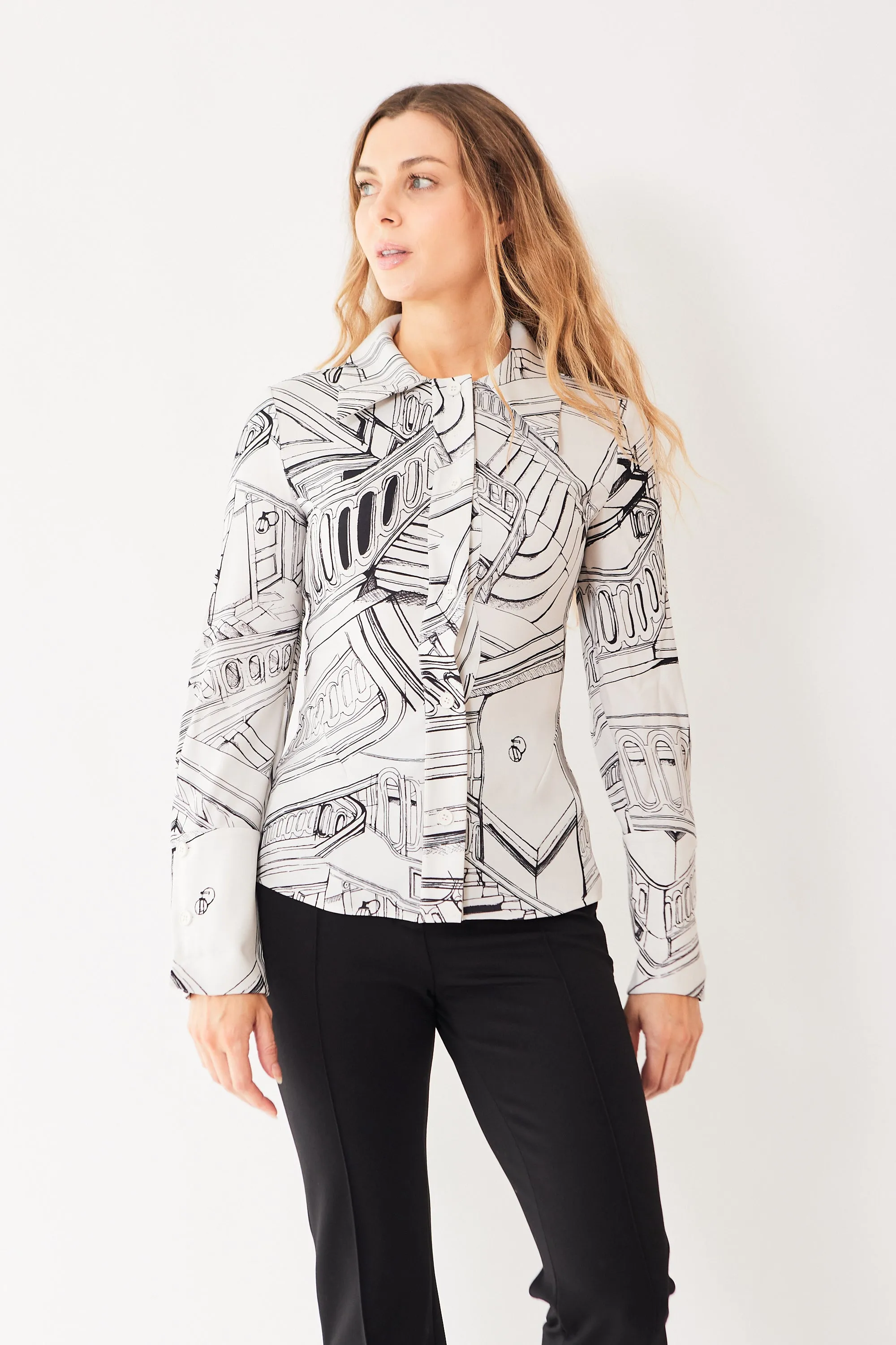 Stine Goya Fitted Long Sleeve Shirt