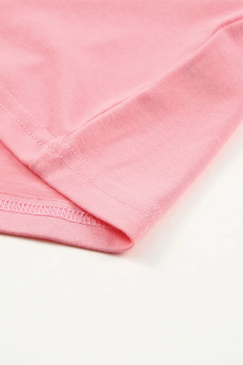 Stripe Color Block Bubble Sleeve Top