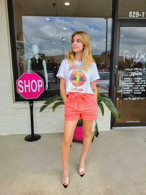 Summer Daze Shorts - Coral