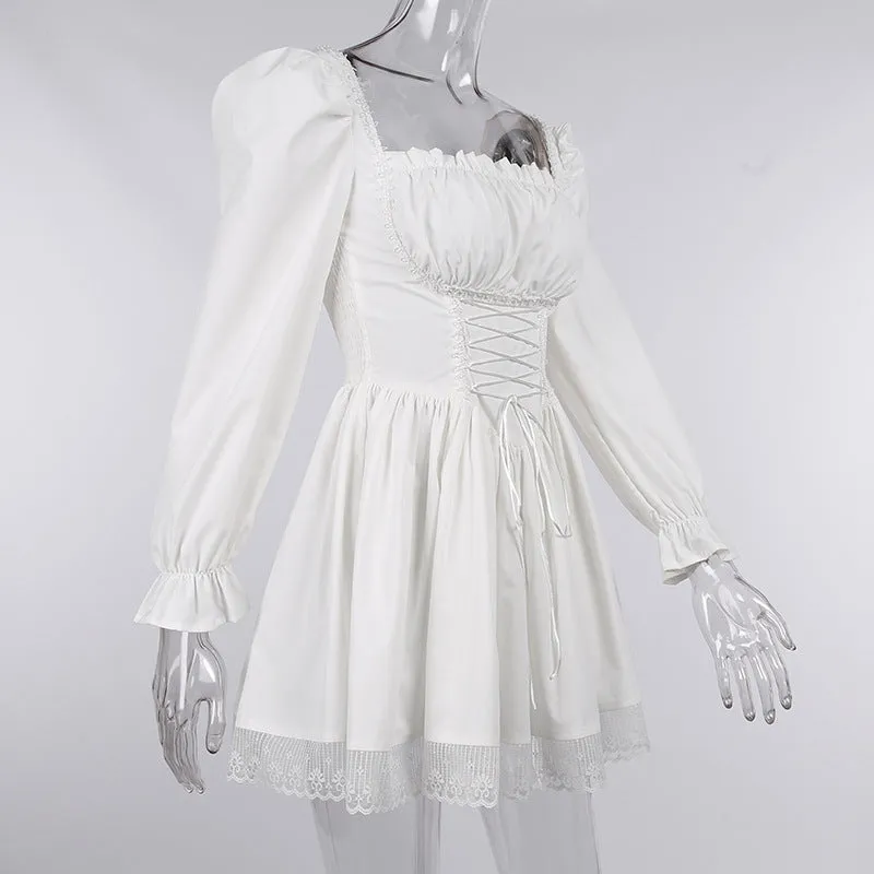 Sweet Lovely Lace Black Princess Dress UB3474
