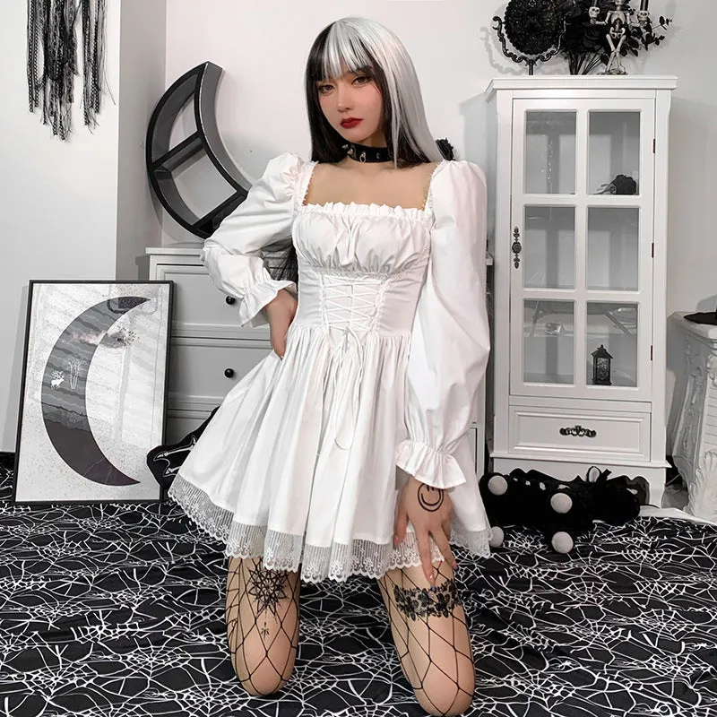 Sweet Lovely Lace Black Princess Dress UB3474