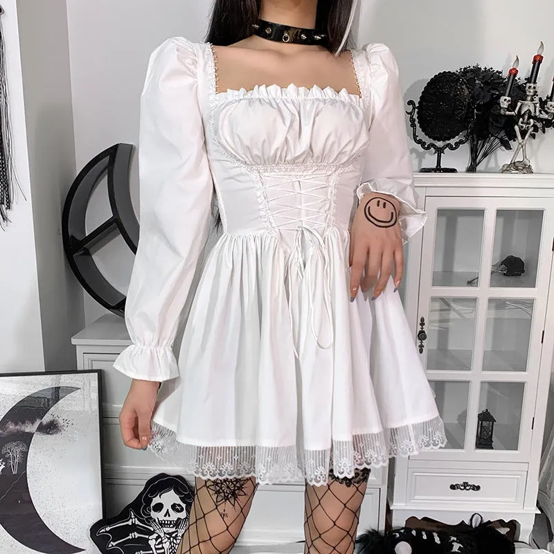 Sweet Lovely Lace Black Princess Dress UB3474