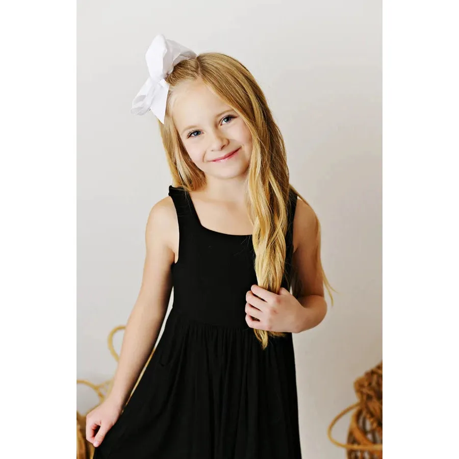 Swoon Baby Black Bamboo Pocket Dress