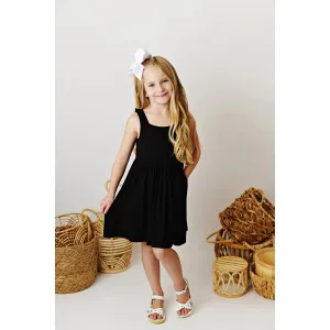 Swoon Baby Black Bamboo Pocket Dress