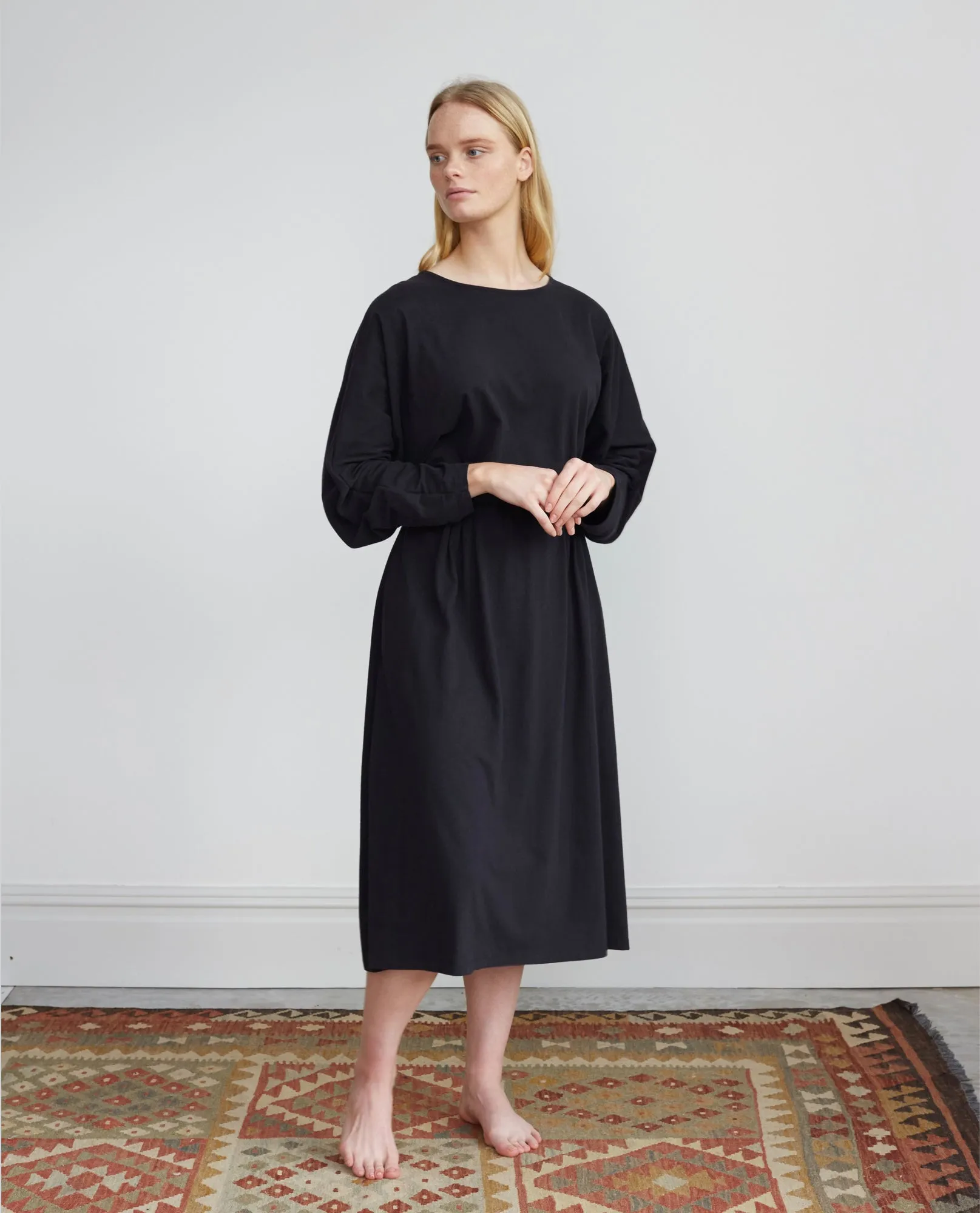 Talita Organic Cotton Dress In Black