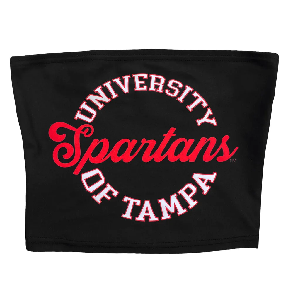 Tampa Spartans Black Tube Top