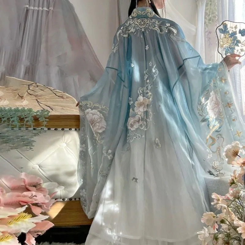 TANG STYLE EMBROIDERED DRESS yc50307