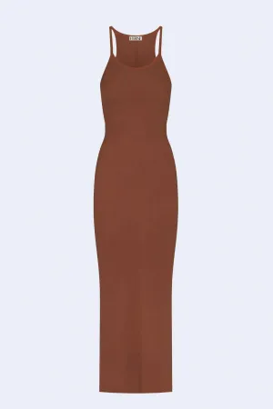 Tank Dress Maxi Earth in Earth