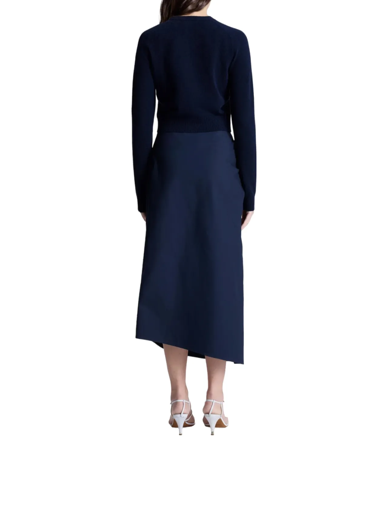 Tessa Midi Skirt - Deep Navy