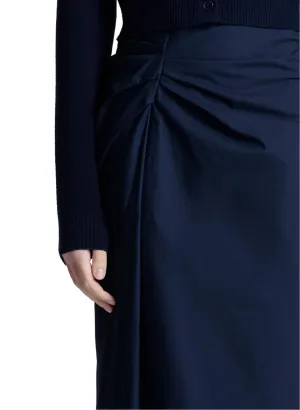 Tessa Midi Skirt - Deep Navy