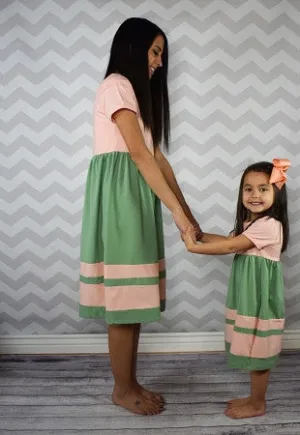 The Sage Mommy Dress