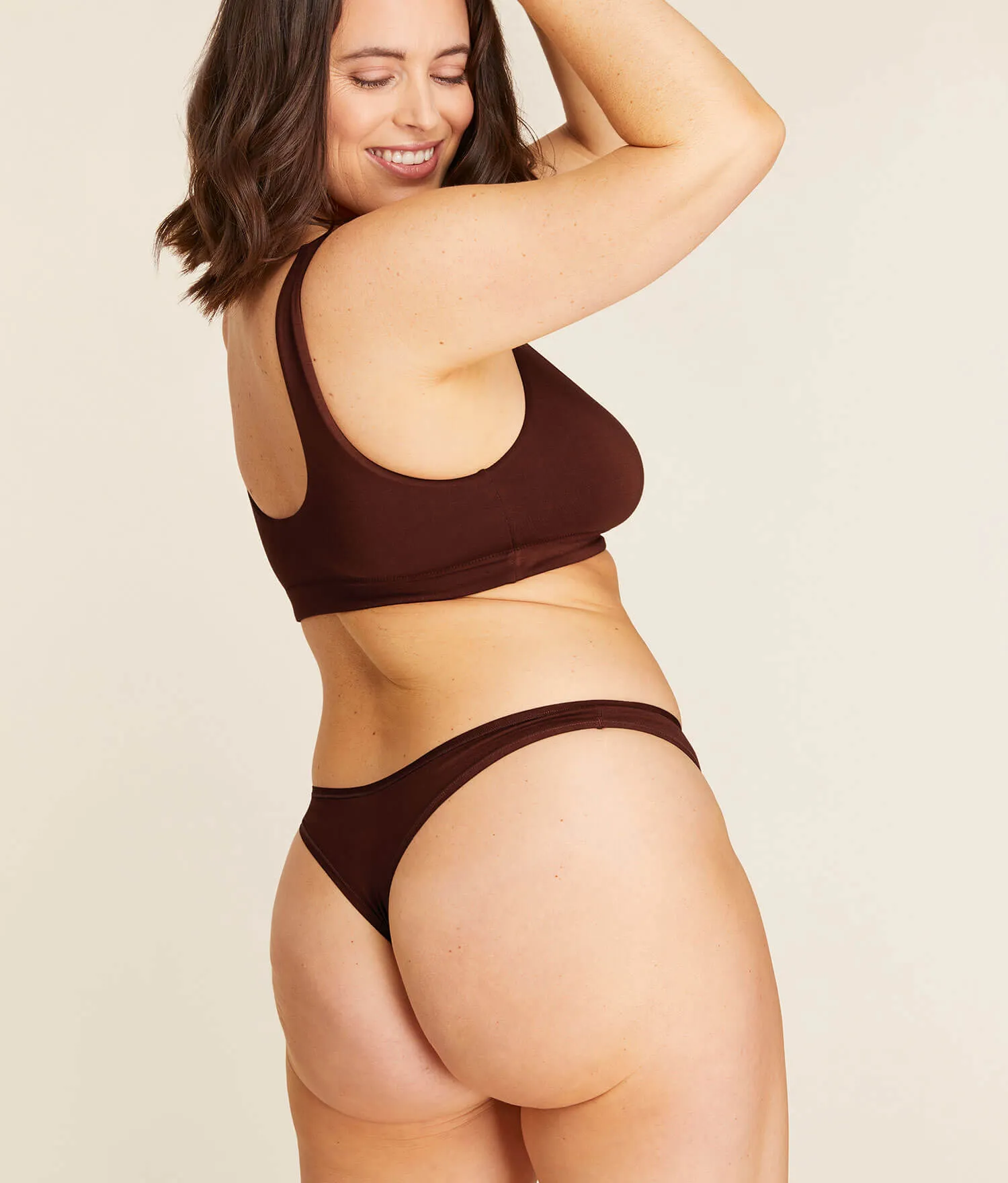 The Thong Panty - Rayon - Earth