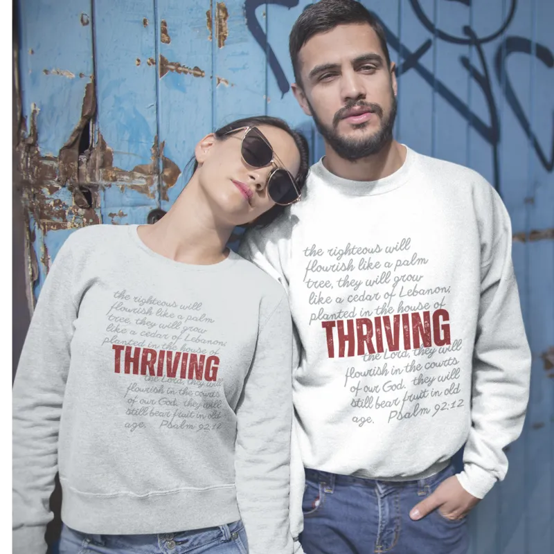 Thriving Unisex Crewneck Sweatshirt