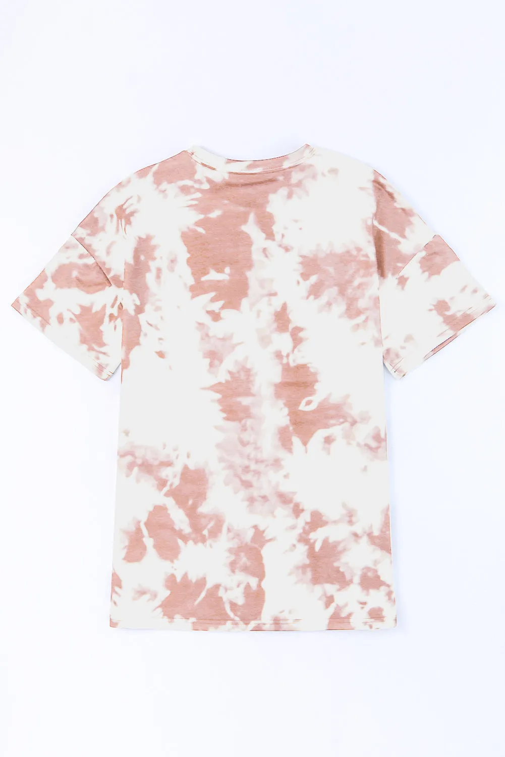 Tie-dye Round Neck Short Sleeve Top