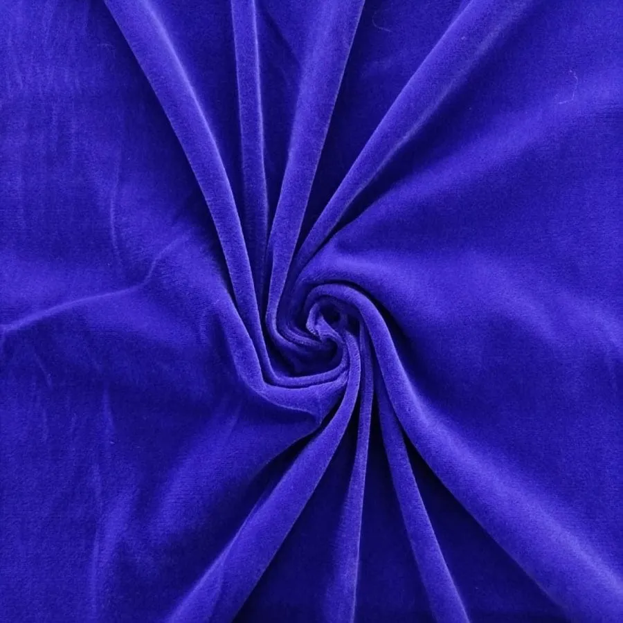Triple Velvet Fabric Black 112cm
