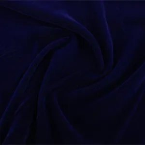 Triple Velvet Fabric Navy 112cm