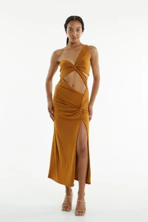 TURN AROUND TWIST OUT MIDI | CAMEL