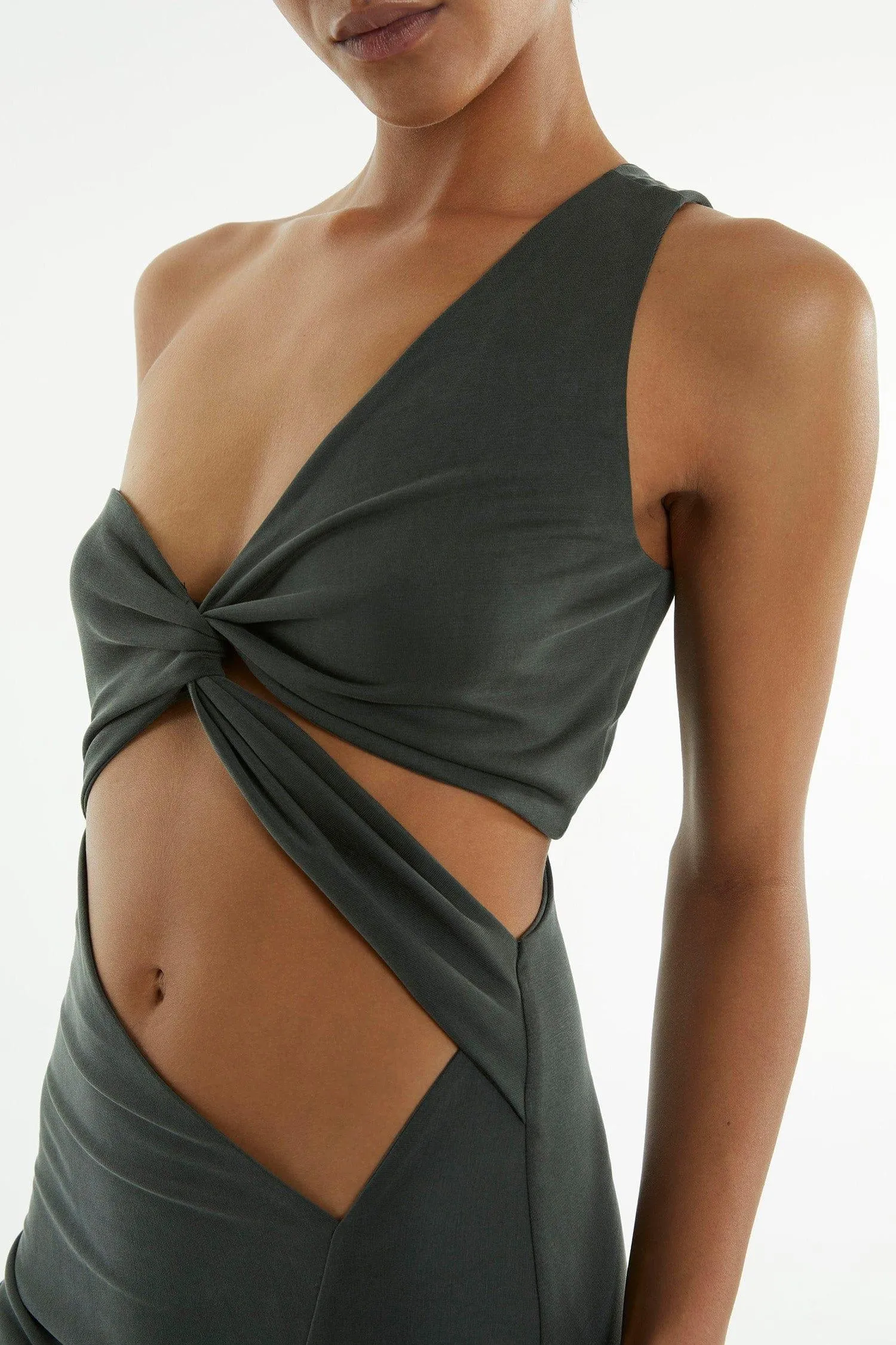 TURN AROUND TWIST OUT MIDI | FOREST