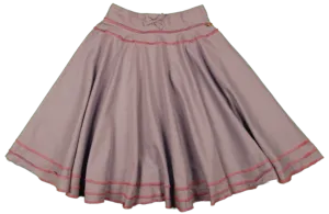 TwOOwls Purple/Pink Kids ChaCha Skirt -100% organic cotton