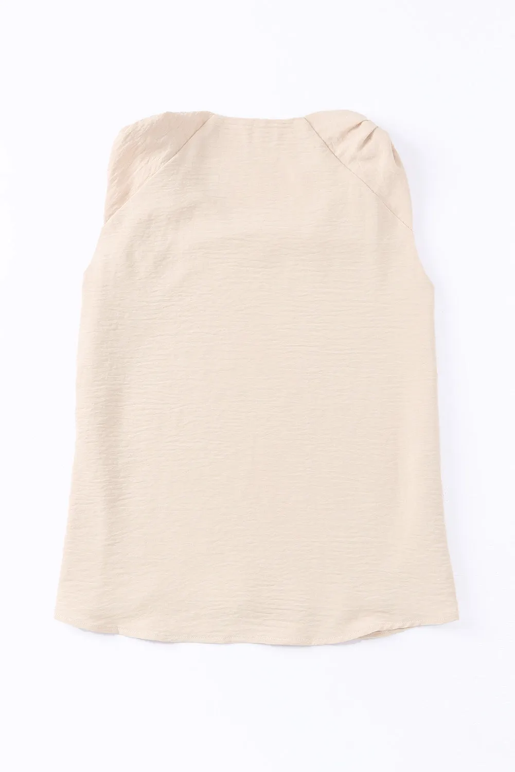 V Neck Knotted Shoulder Vest