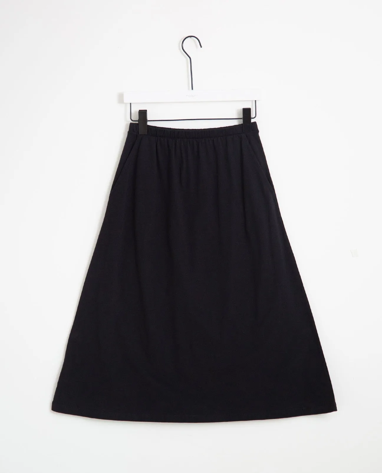 Valentina Organic Cotton Skirt In Black