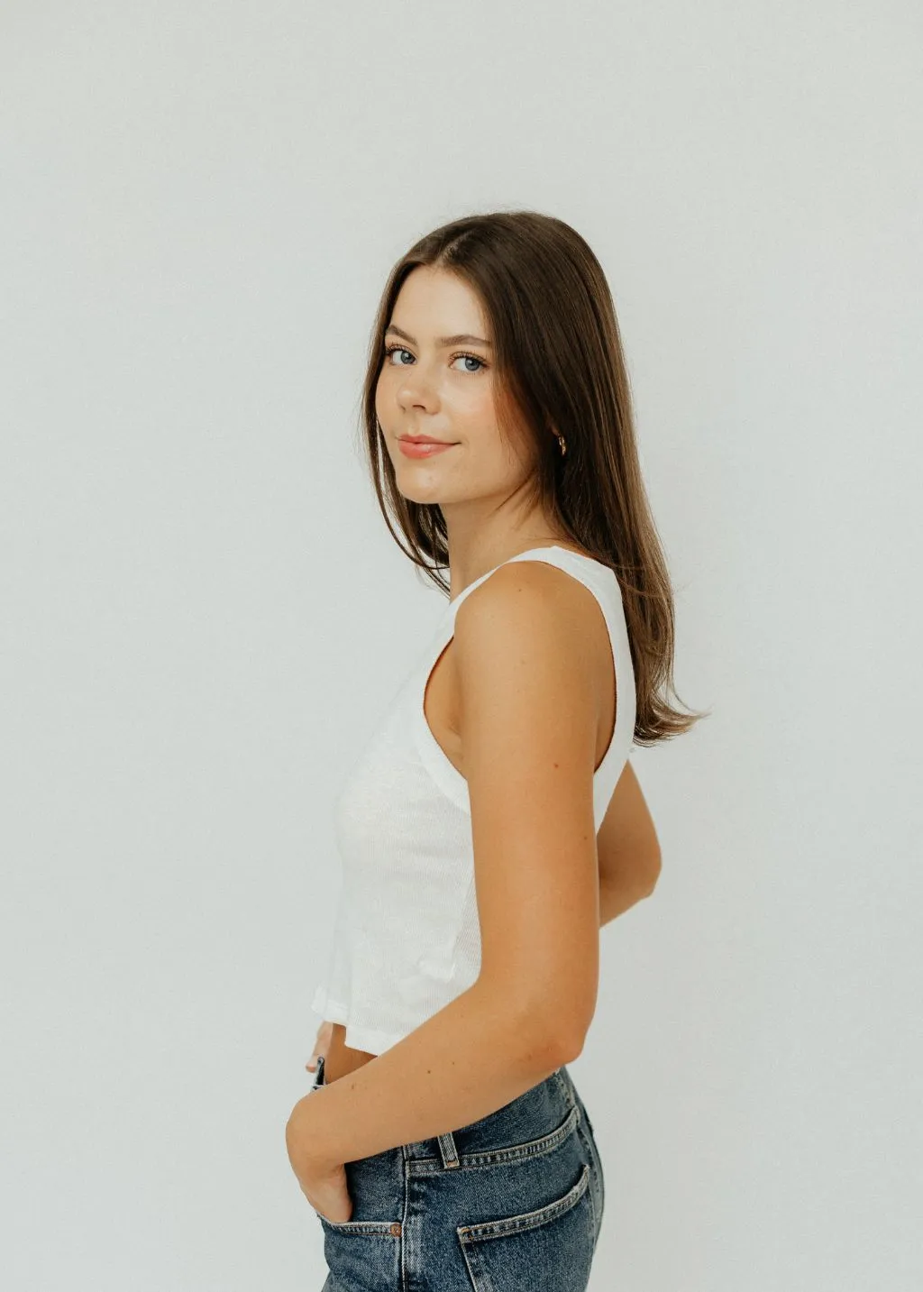 Velvet Harla Top in Ecru