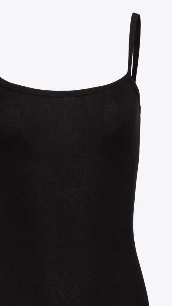 Verona Spaghetti Maxi Dress - Jet Black