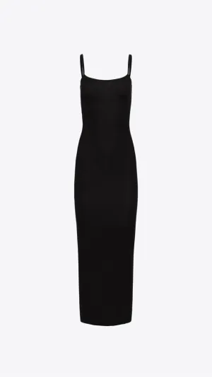 Verona Spaghetti Maxi Dress - Jet Black