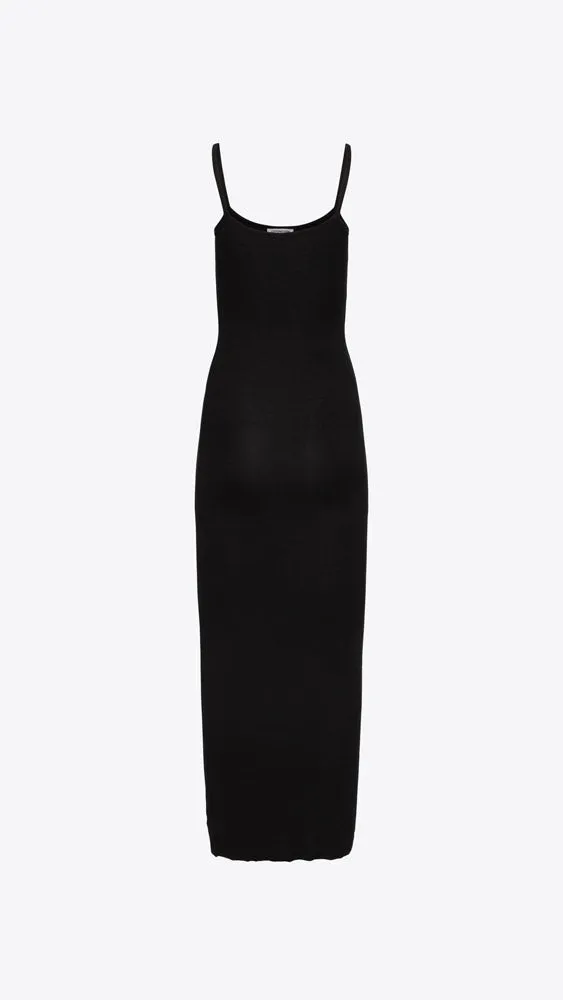 Verona Spaghetti Maxi Dress - Jet Black