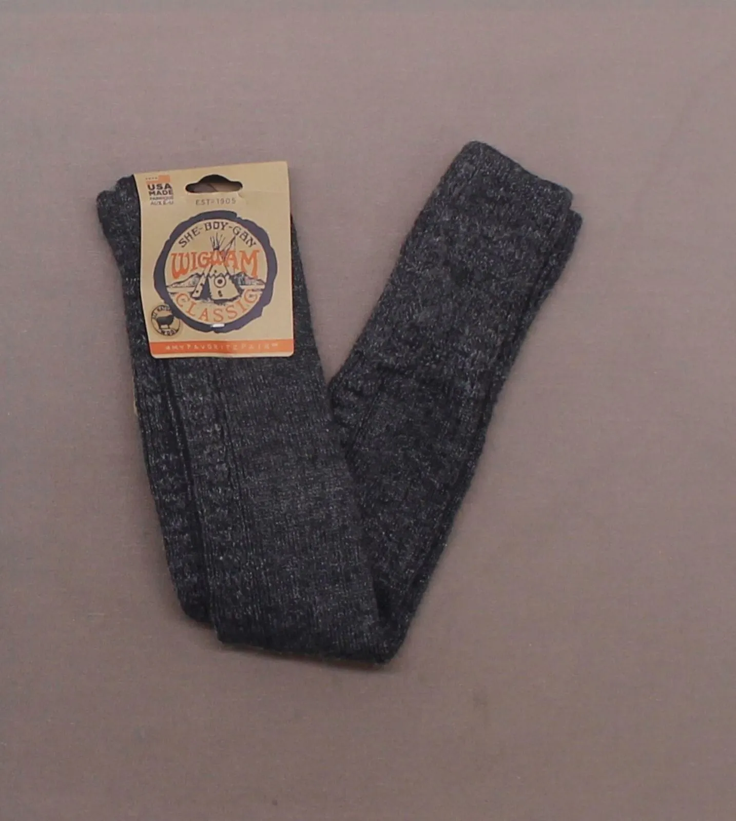 Wigwam Women's Mabel Midweight Wool Blend Knee High Boot Socks
