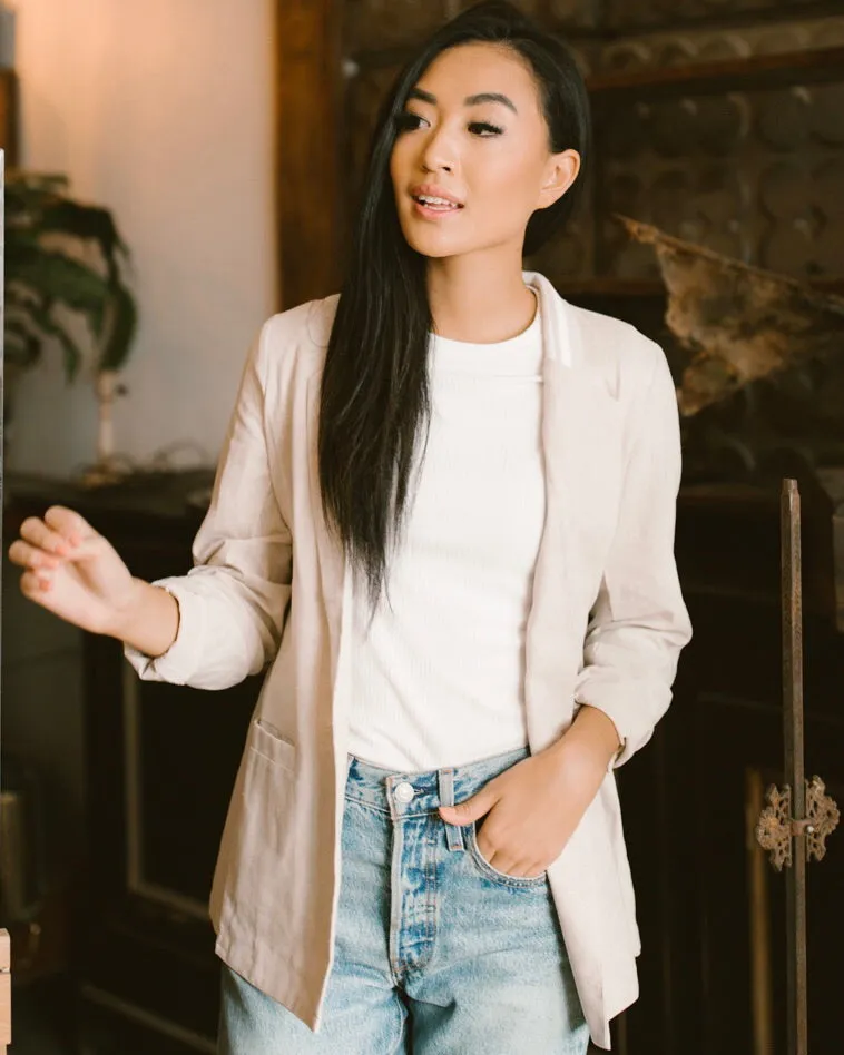 Willow Linen Blazer