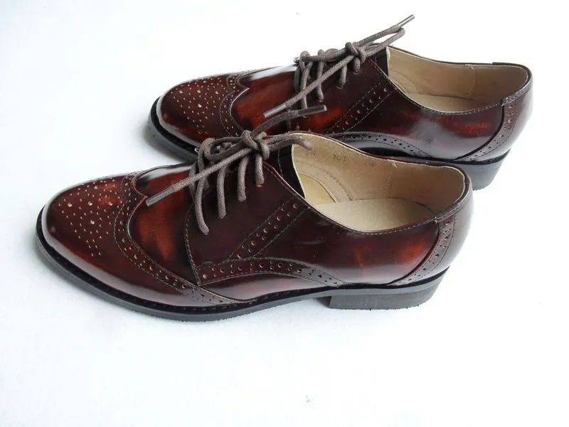 Women’s Brown Leather Brogues