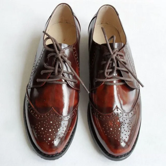 Women’s Brown Leather Brogues