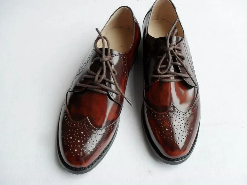 Women’s Brown Leather Brogues