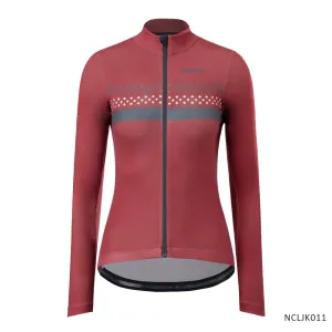 WOMEN'S MERINO WOOL long SLEEVE JERSEY NCLJK011