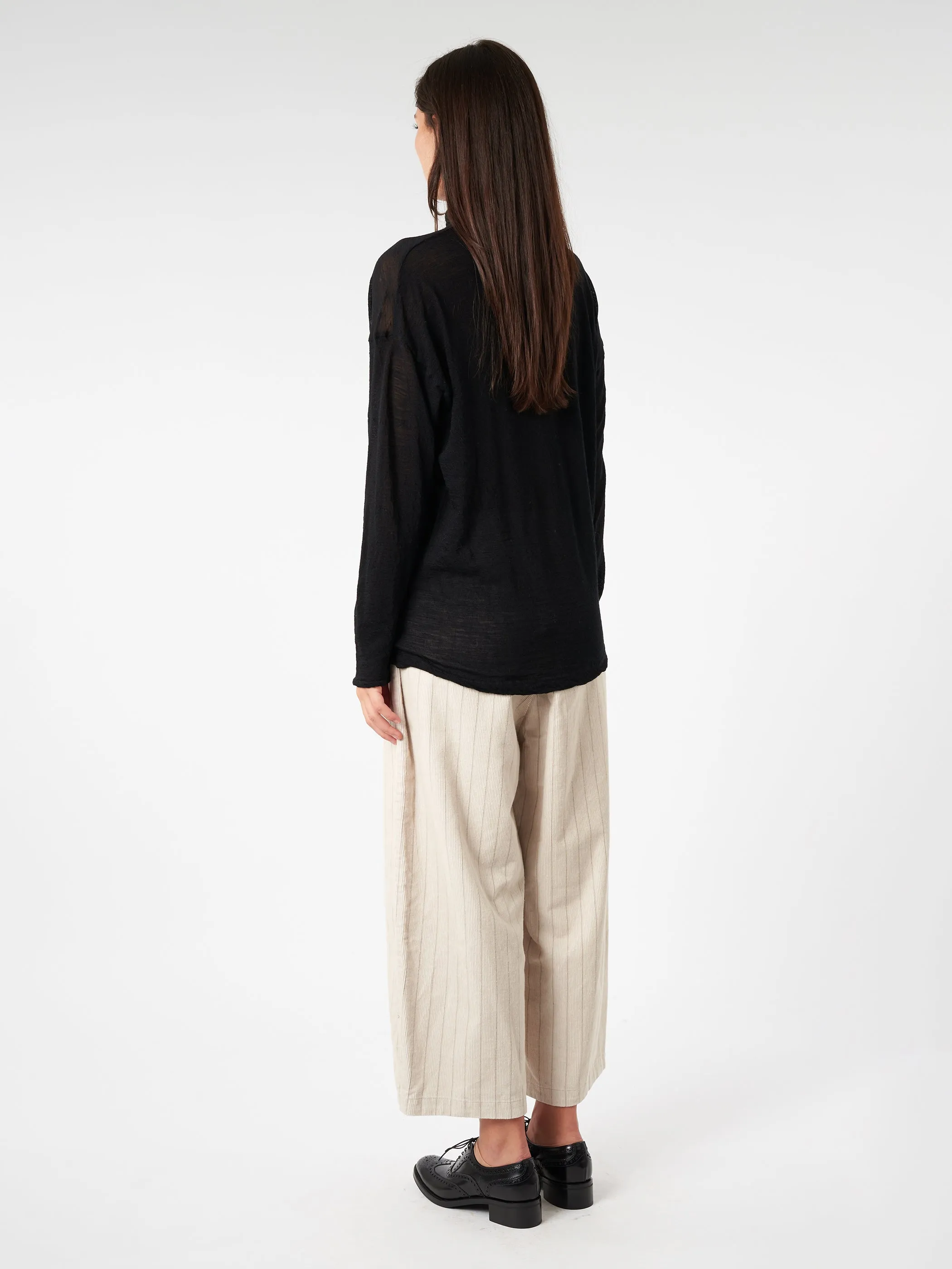 Wool Gauze Jersey Pullover