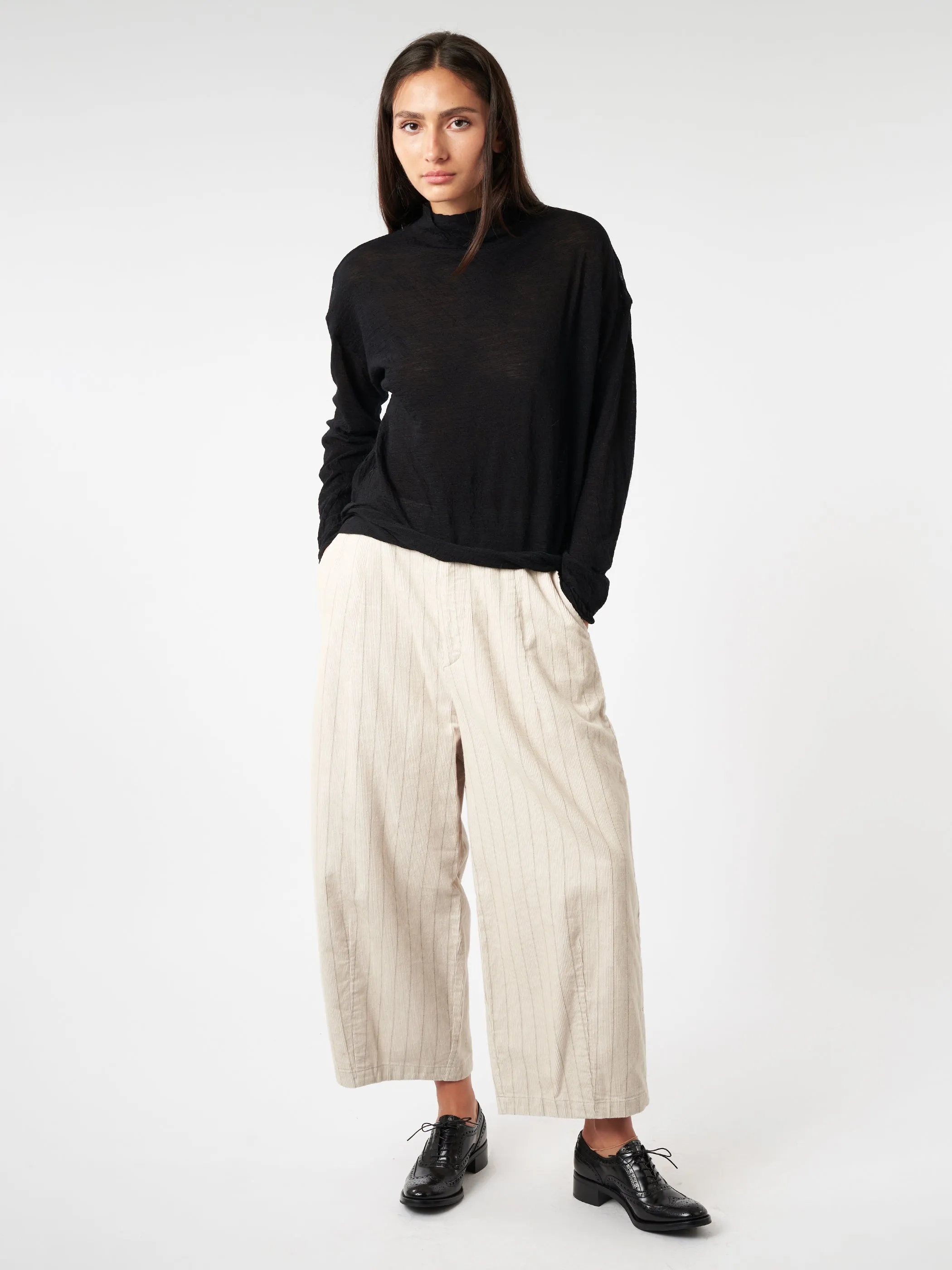 Wool Gauze Jersey Pullover