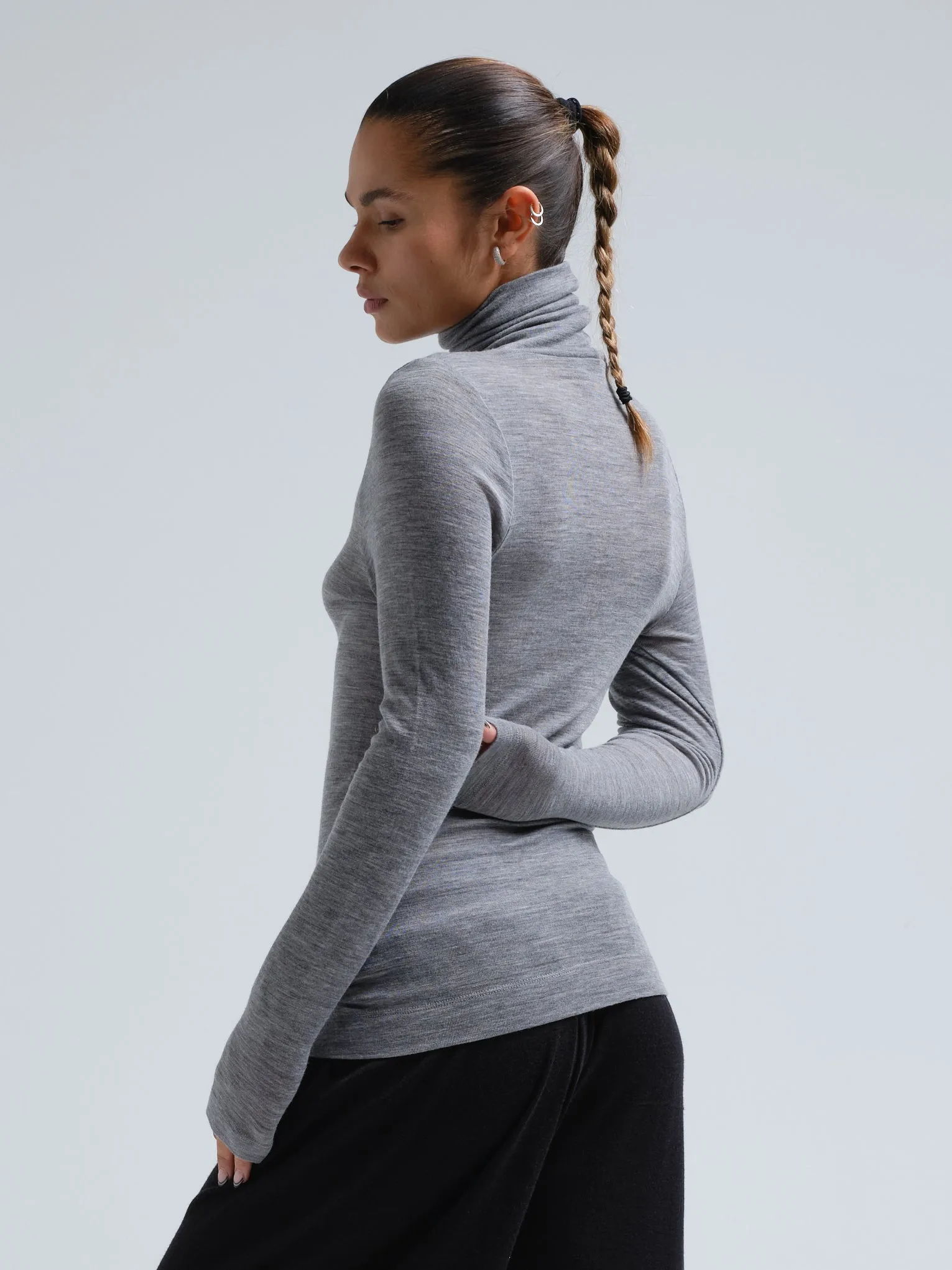 Woolen Lola | Merino wool - Grey Melange